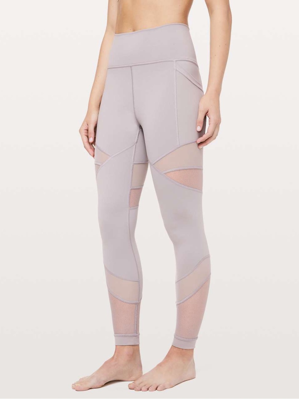 Lululemon Forget The Sweat Tight *25" - Dark Chrome Grey Leggings